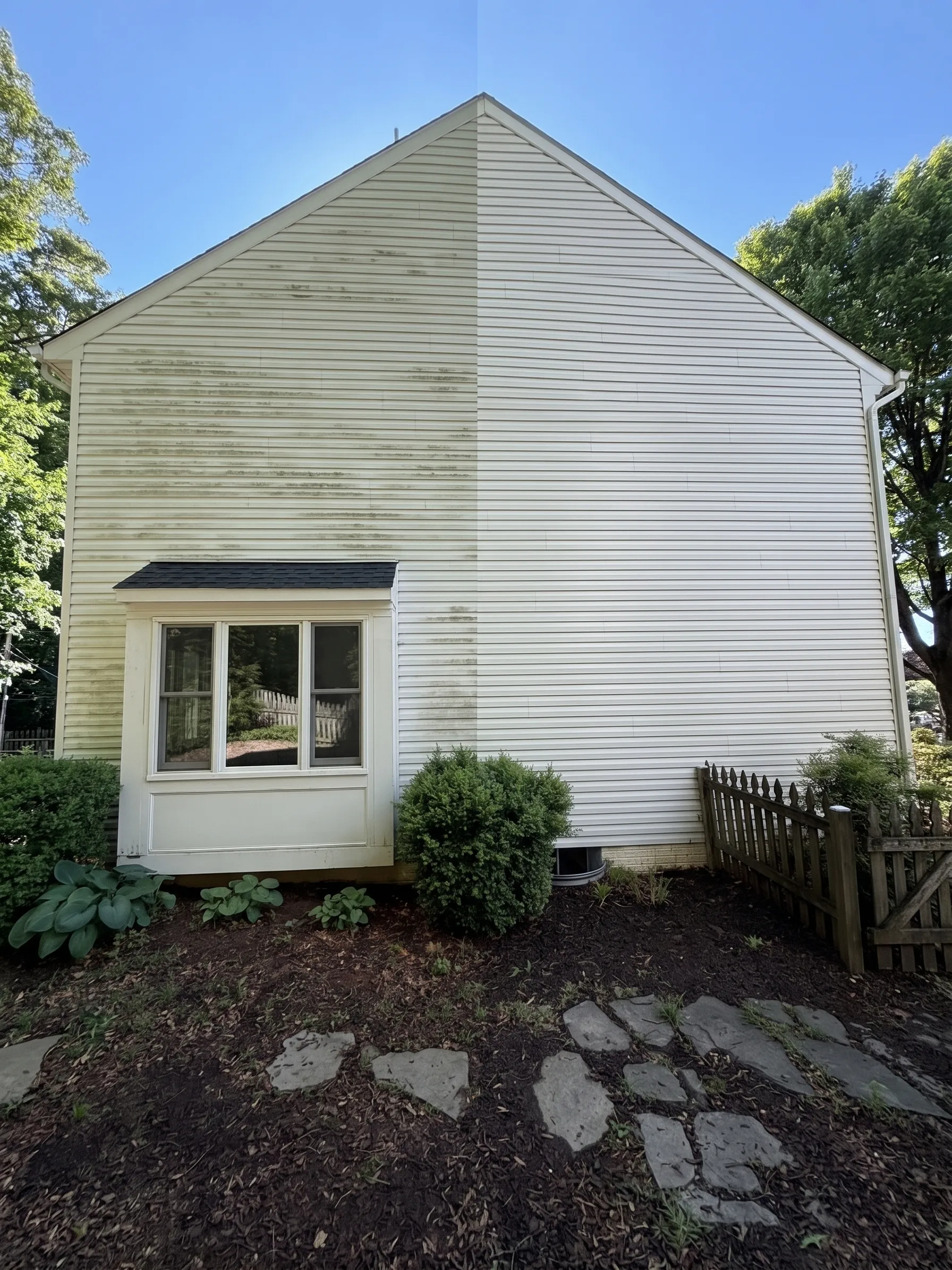 House Wash Siding Transformation